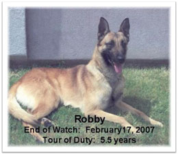 YCSO K-9 Robby